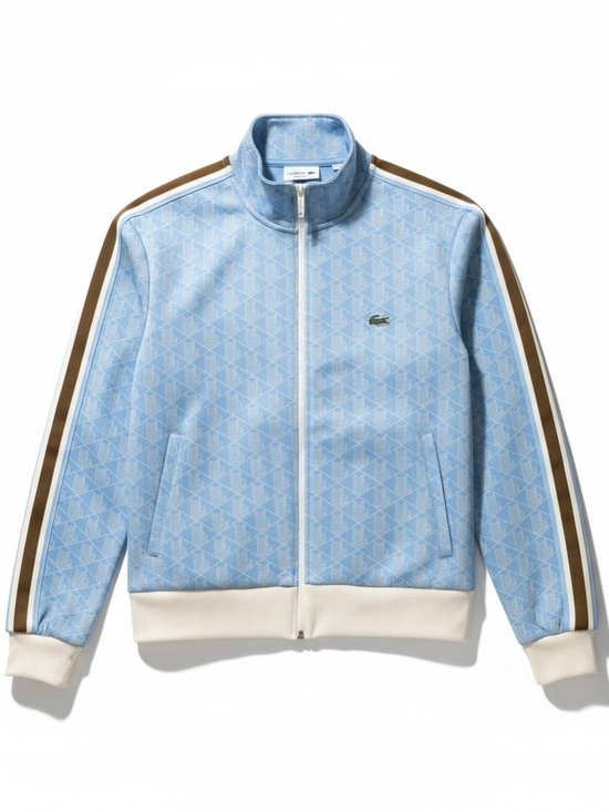 Lacoste Other - Lacoste Paris Monogram Zip-Up Track Jacket Light Blue M